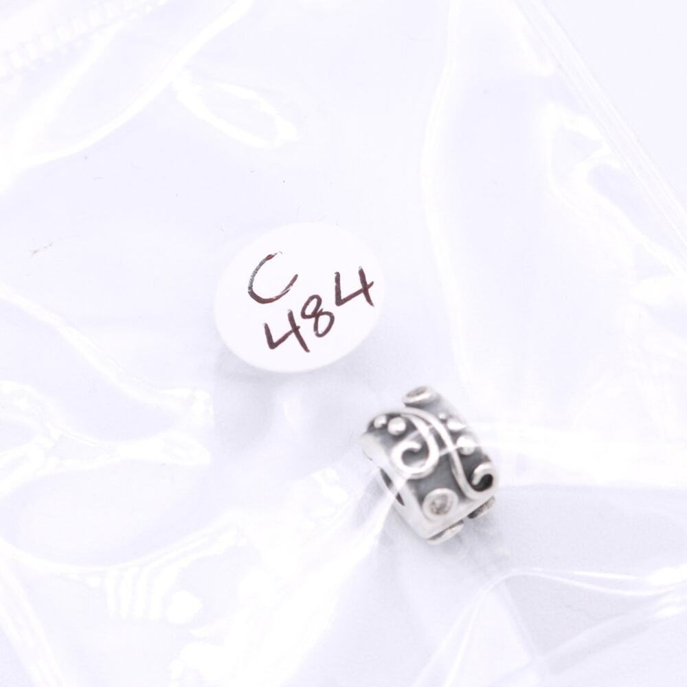 Authentic PANDORA Tendril Champagne CZ Clip - 790380CCZ - Picture 8 of 8